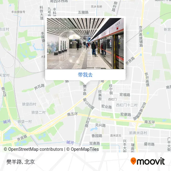 樊羊路地图
