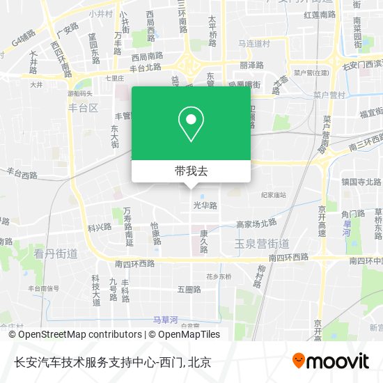 长安汽车技术服务支持中心-西门地图