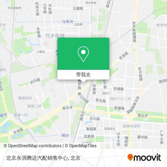 北京永润腾达汽配销售中心地图
