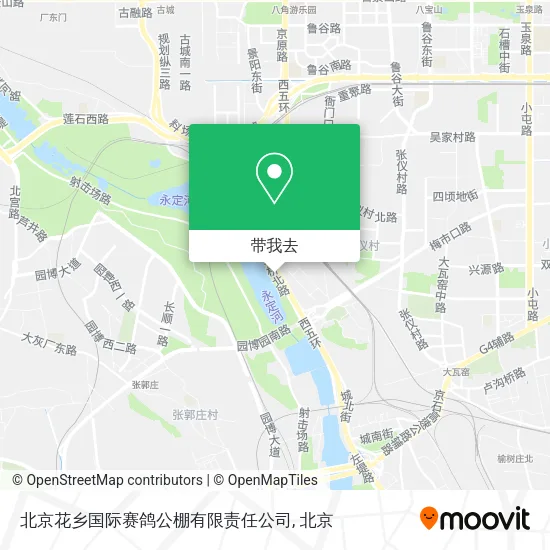 北京花乡国际赛鸽公棚有限责任公司地图