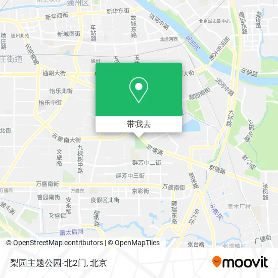梨园主题公园-北2门地图