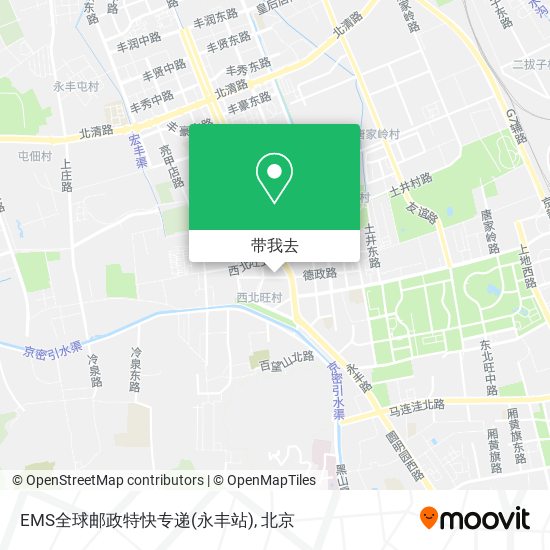 EMS全球邮政特快专递(永丰站)地图