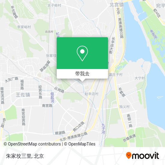 朱家坟三里地图