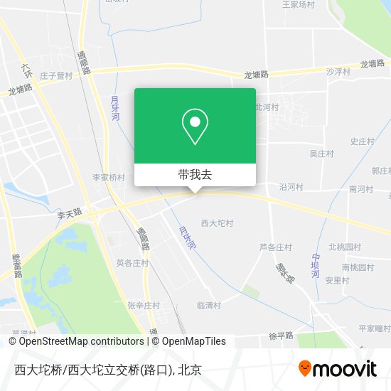 西大坨桥/西大坨立交桥(路口)地图