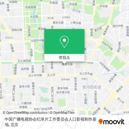中国广播电视协会纪录片工作委员会人口影视制作基地地图