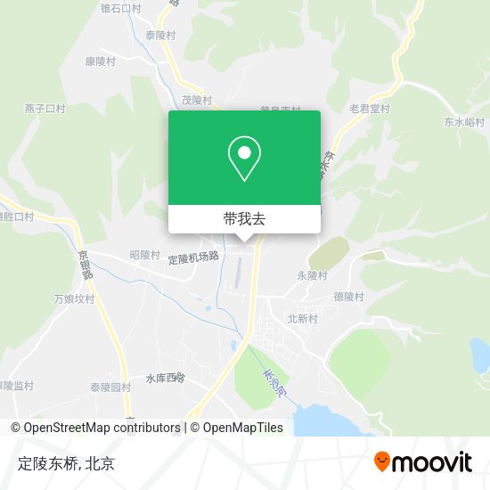 定陵东桥地图