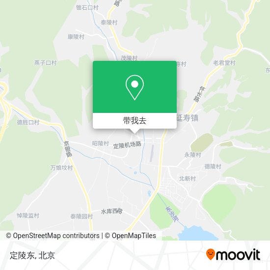 定陵东地图