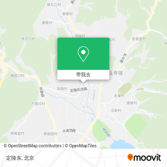 定陵东地图
