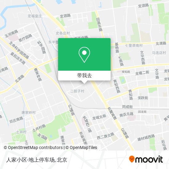 人家小区-地上停车场地图