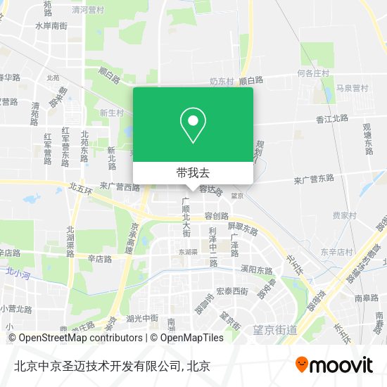 北京中京圣迈技术开发有限公司地图