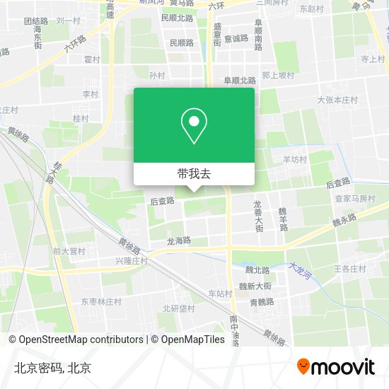 北京密码地图