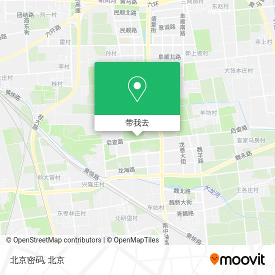 北京密码地图