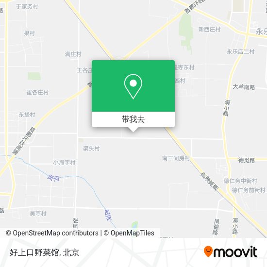 好上口野菜馆地图