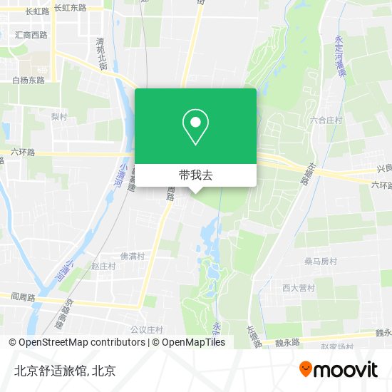 北京舒适旅馆地图
