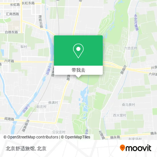 北京舒适旅馆地图