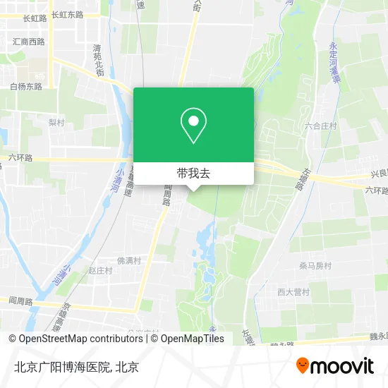 北京广阳博海医院地图