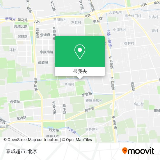 泰成超市地图