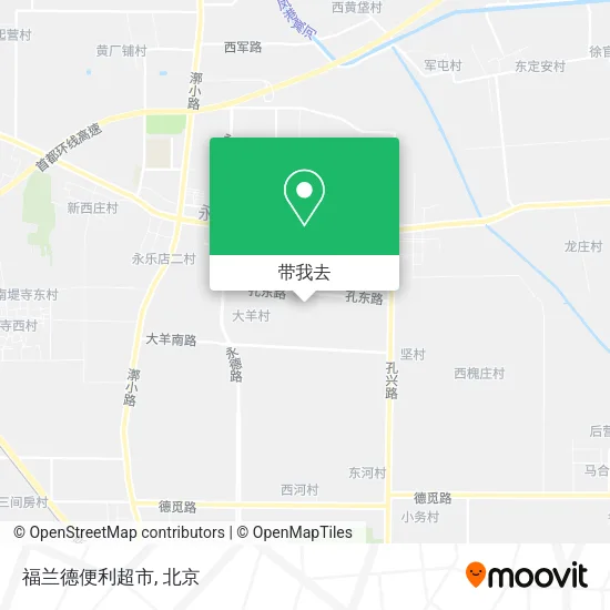 福兰德便利超市地图