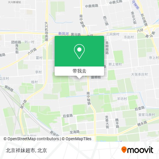 北京祥妹超市地图