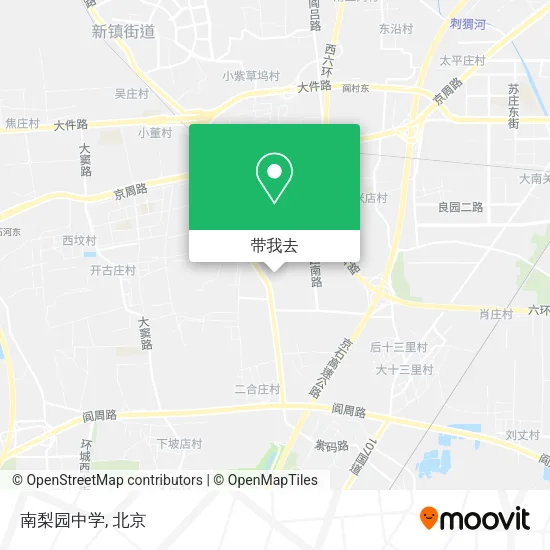 南梨园中学地图