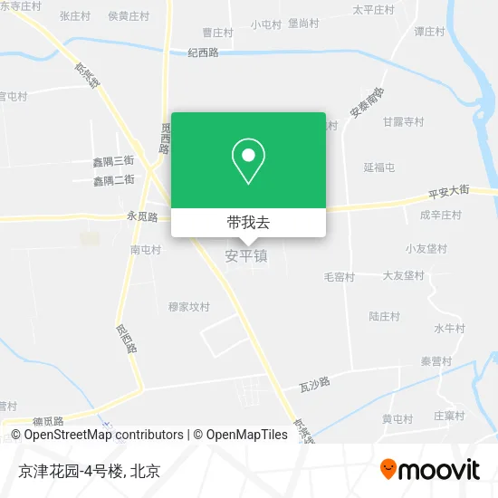 京津花园-4号楼地图