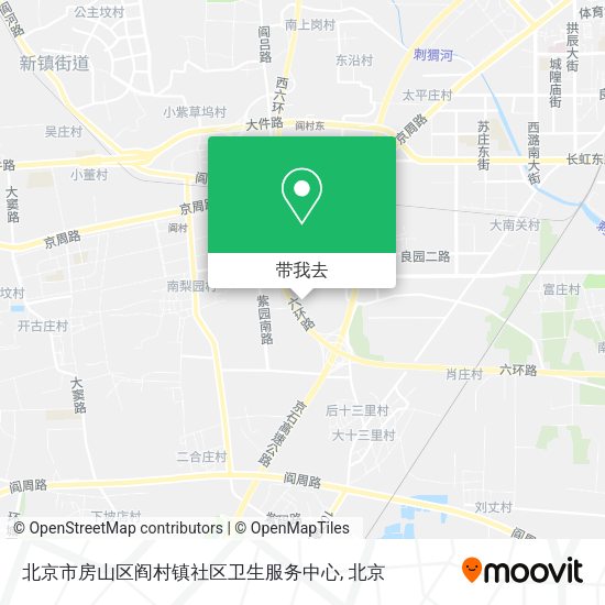 北京市房山区阎村镇社区卫生服务中心地图