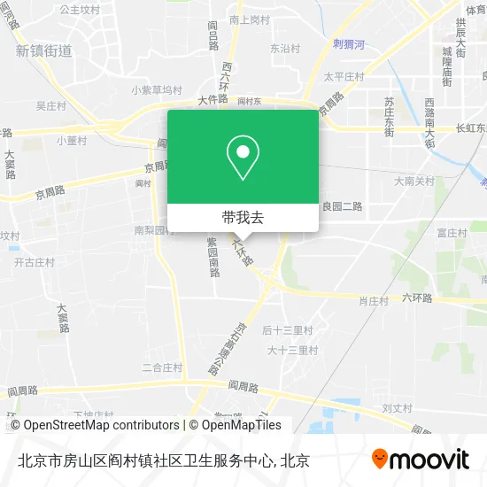 北京市房山区阎村镇社区卫生服务中心地图
