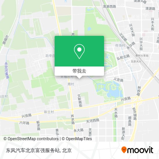 东风汽车北京富强服务站地图