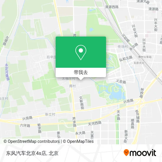 东风汽车北京4s店地图