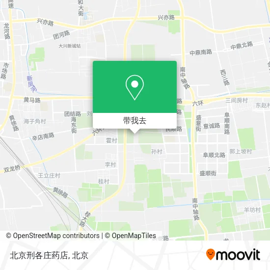 北京刑各庄药店地图