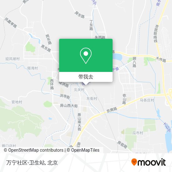 万宁社区-卫生站地图