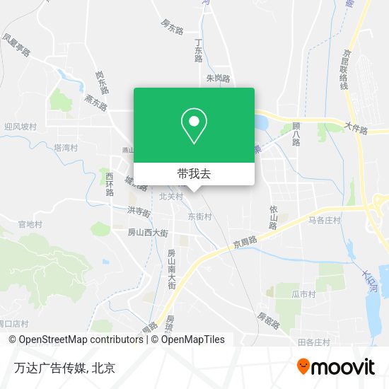 万达广告传媒地图