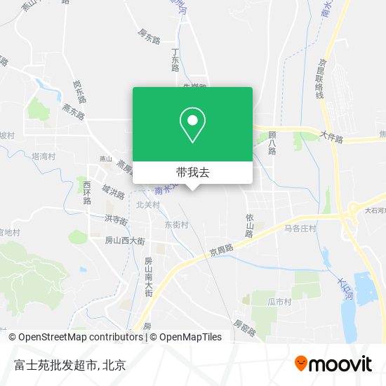 富士苑批发超市地图