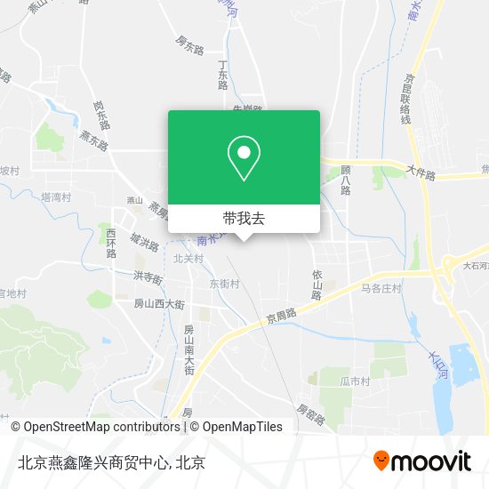 北京燕鑫隆兴商贸中心地图