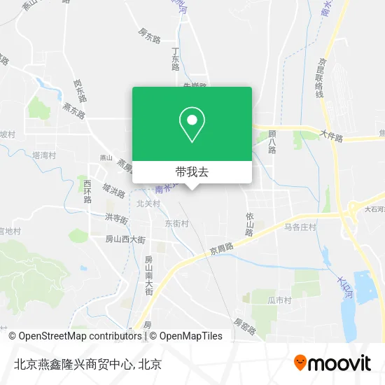 北京燕鑫隆兴商贸中心地图