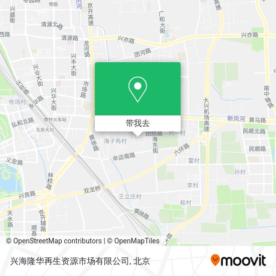 兴海隆华再生资源市场有限公司地图