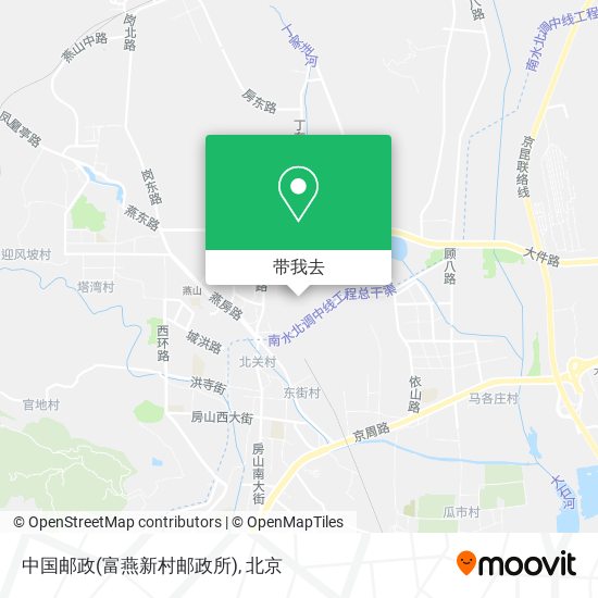 中国邮政(富燕新村邮政所)地图