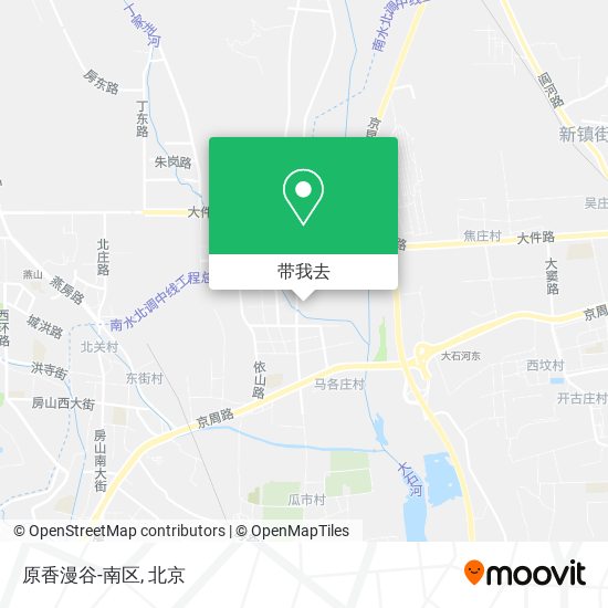 原香漫谷-南区地图