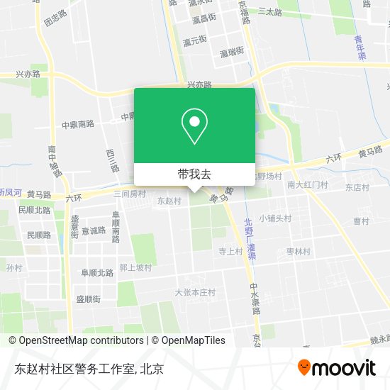 东赵村社区警务工作室地图