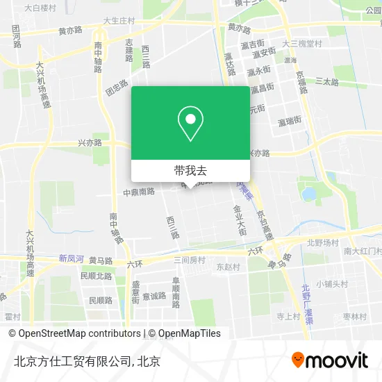北京方仕工贸有限公司地图