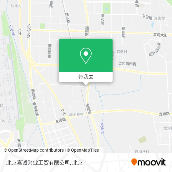 北京嘉诚兴业工贸有限公司地图