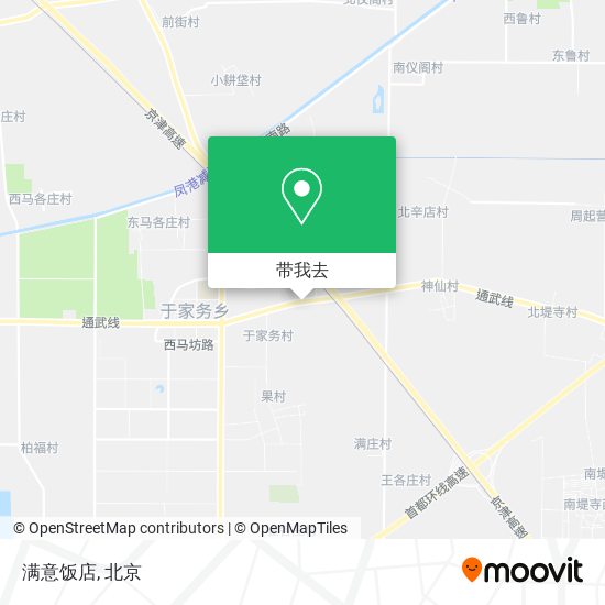满意饭店地图