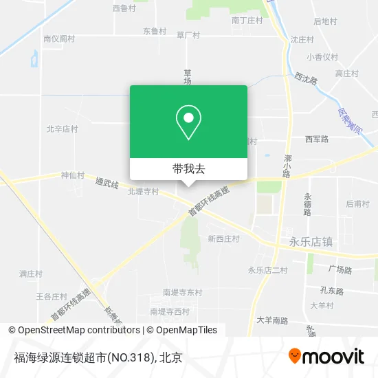 福海绿源连锁超市(NO.318)地图