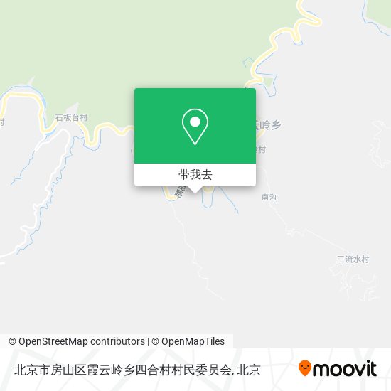 北京市房山区霞云岭乡四合村村民委员会地图