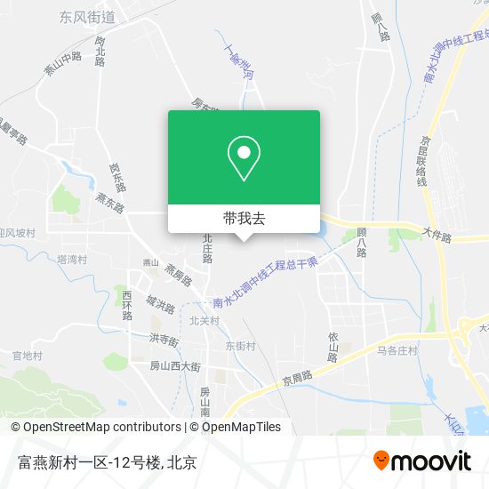 富燕新村一区-12号楼地图