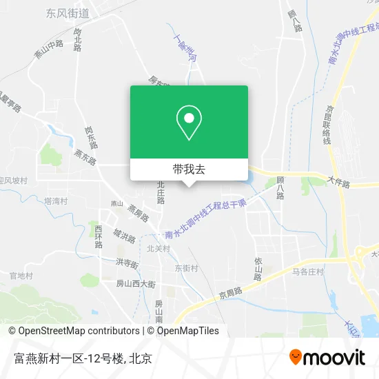 富燕新村一区-12号楼地图
