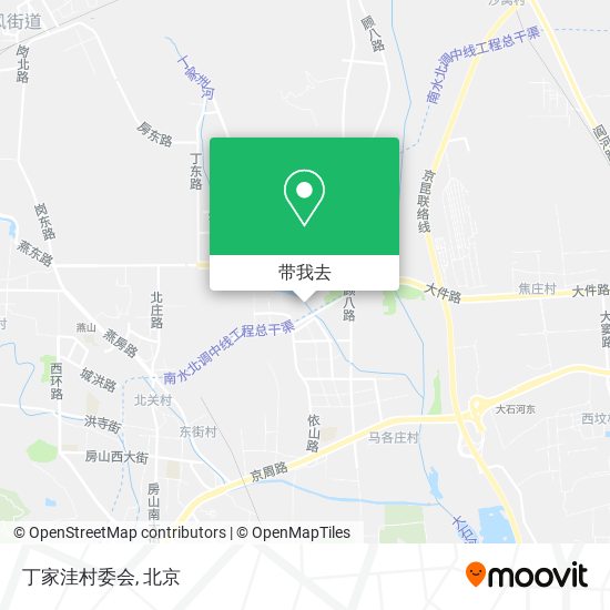 丁家洼村委会地图