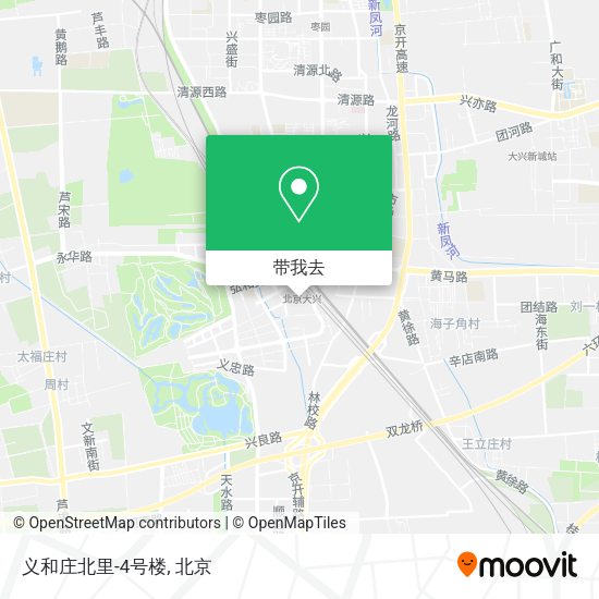 义和庄北里-4号楼地图
