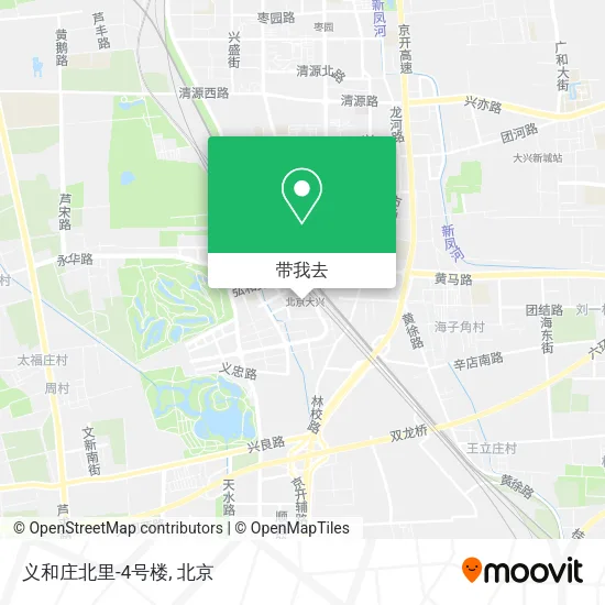 义和庄北里-4号楼地图