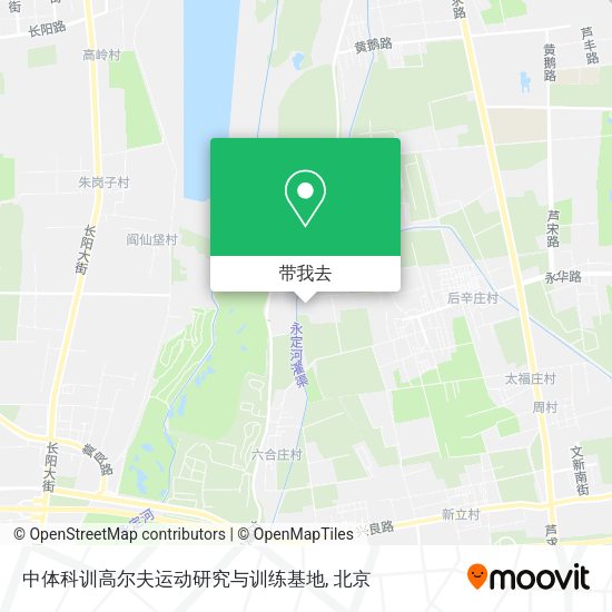 中体科训高尔夫运动研究与训练基地地图